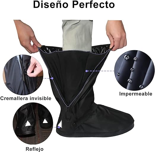 CUBRECALZADO IMPERMEABLE CON ZUELA UNISEX