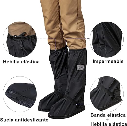 CUBRECALZADO IMPERMEABLE CON ZUELA UNISEX