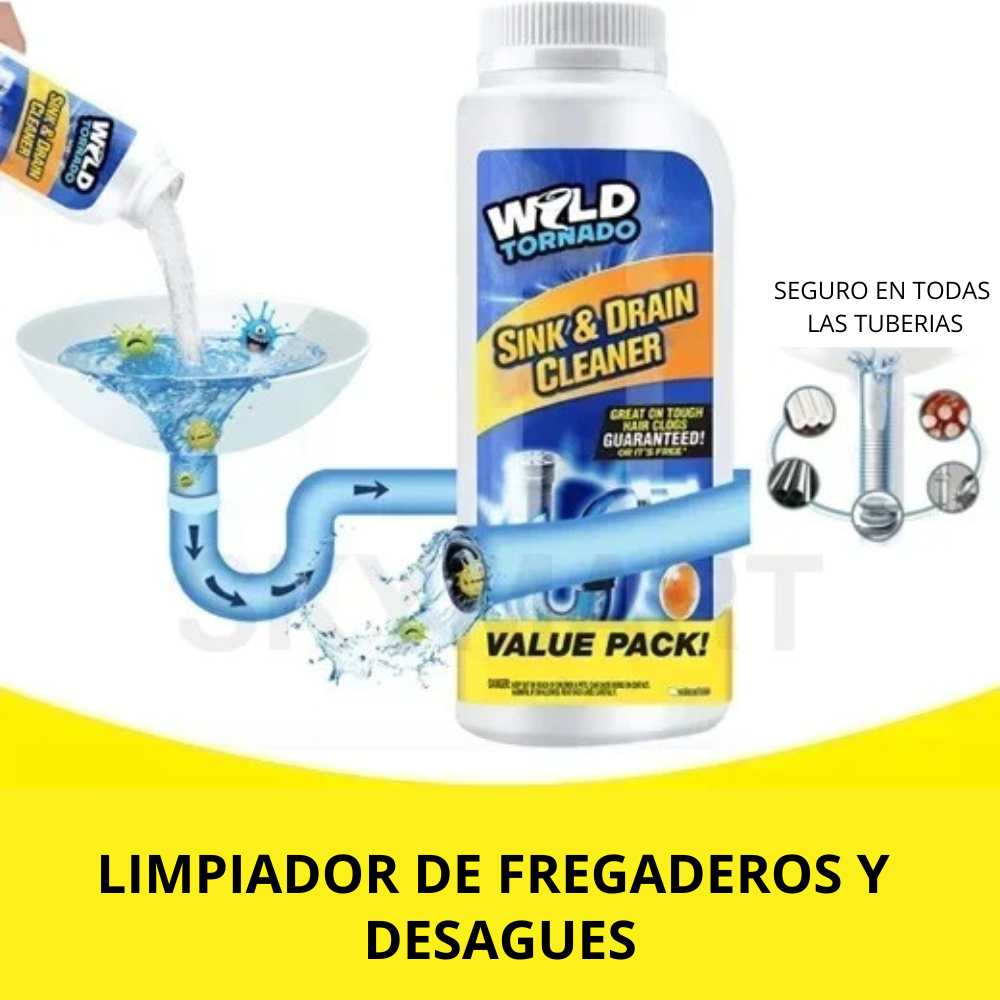 Limpiador de Drenaje. PACK X 3
